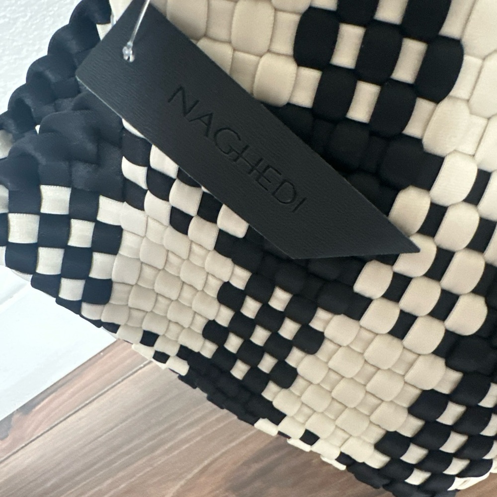 NAGHEDI St. Barths Small Plaid Tote - Picture 7 of 11